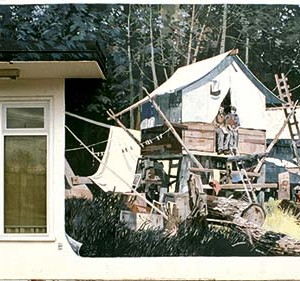 Mural #11 — Temporary Homes