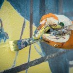 Cim's hand at work on restoration