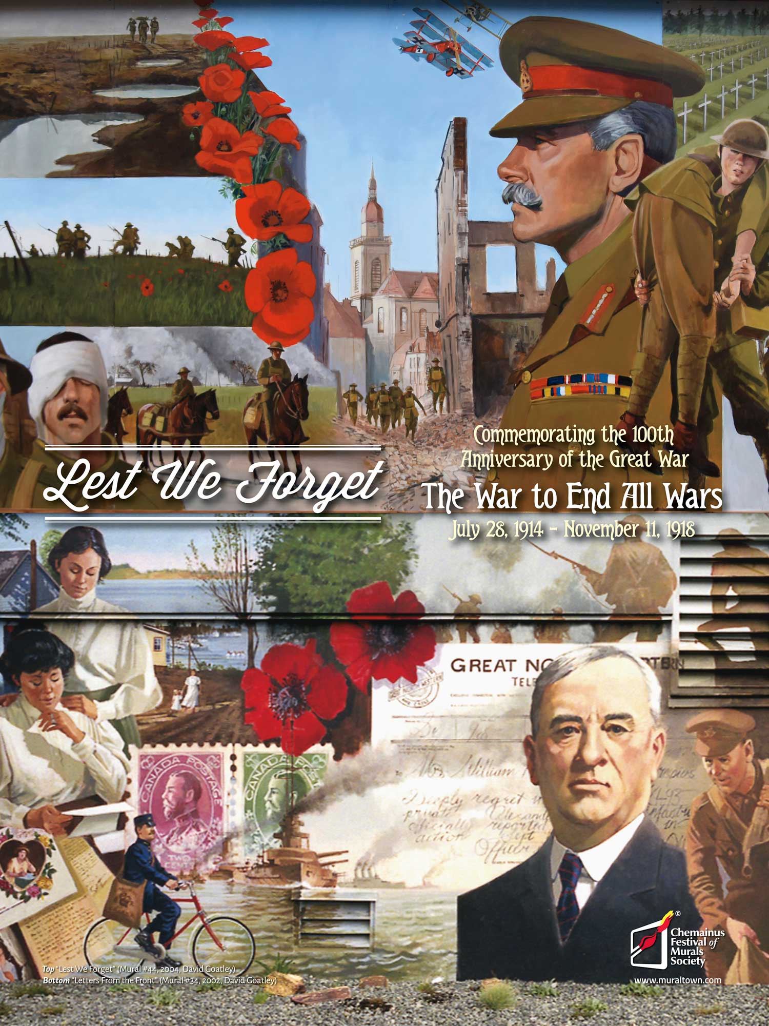 Lest We Forget - WWI Anniversary Poster Lest We Forget - WWI Anniversary Poster