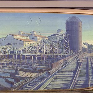 Mural #25 — Waiting for the Whistle