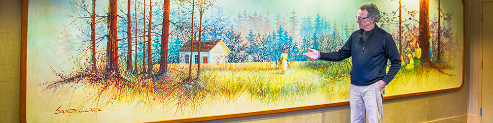 Sandy Clark's Meadow Memories with Tom Andrews, Society president